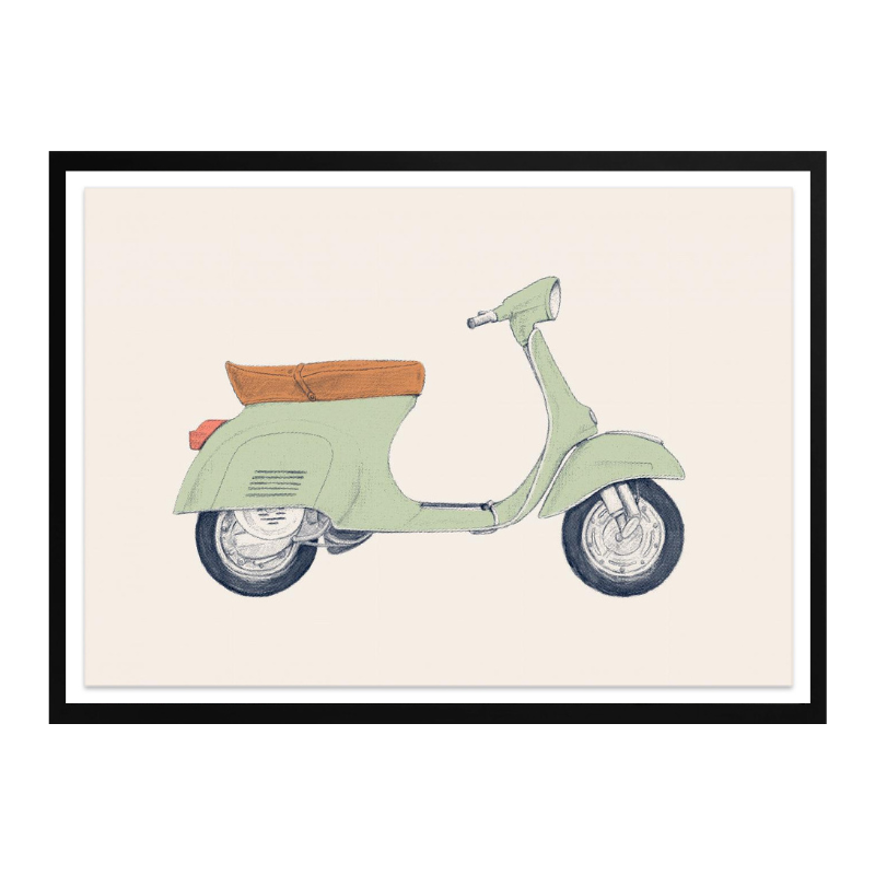 Vespa Print Art Print