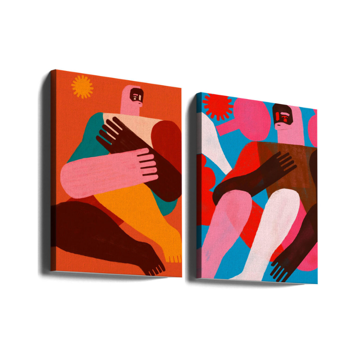 Set de cuadros "Bold & Barefoot"