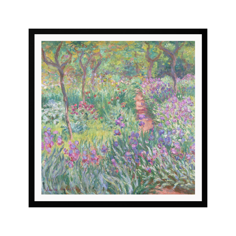 Cuadro “The Iris Garden at Giverny (1900)”