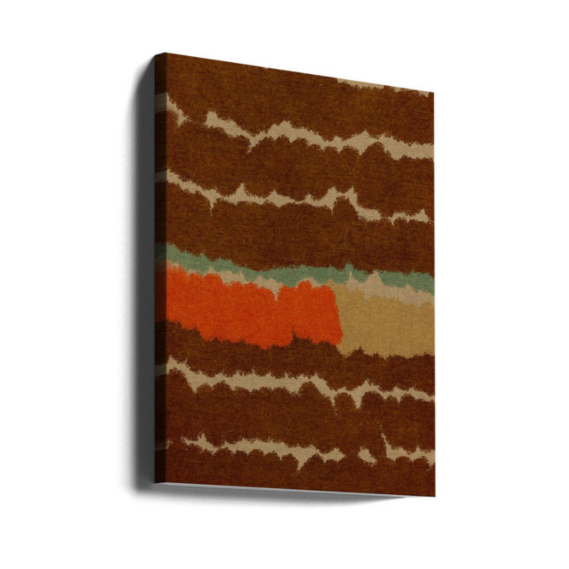 Cuadro "Earthy Stripe Abstract"