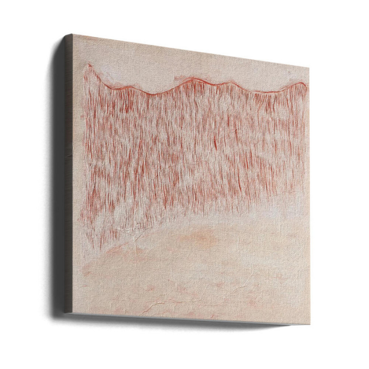 Cuadro "Crimson Wavescape"