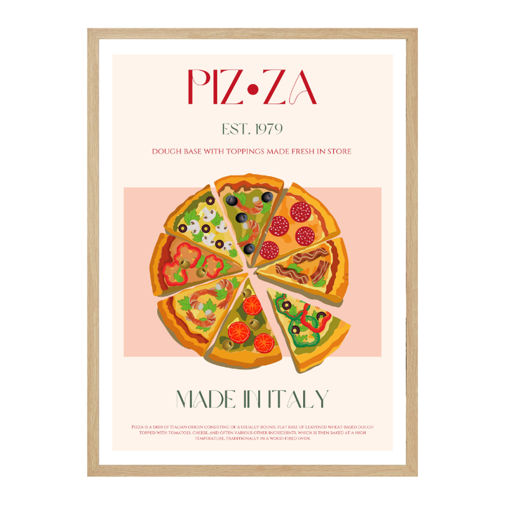 Cuadro "Slices of Italy"