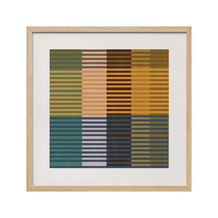 Cuadro "Striped Color Blocks"