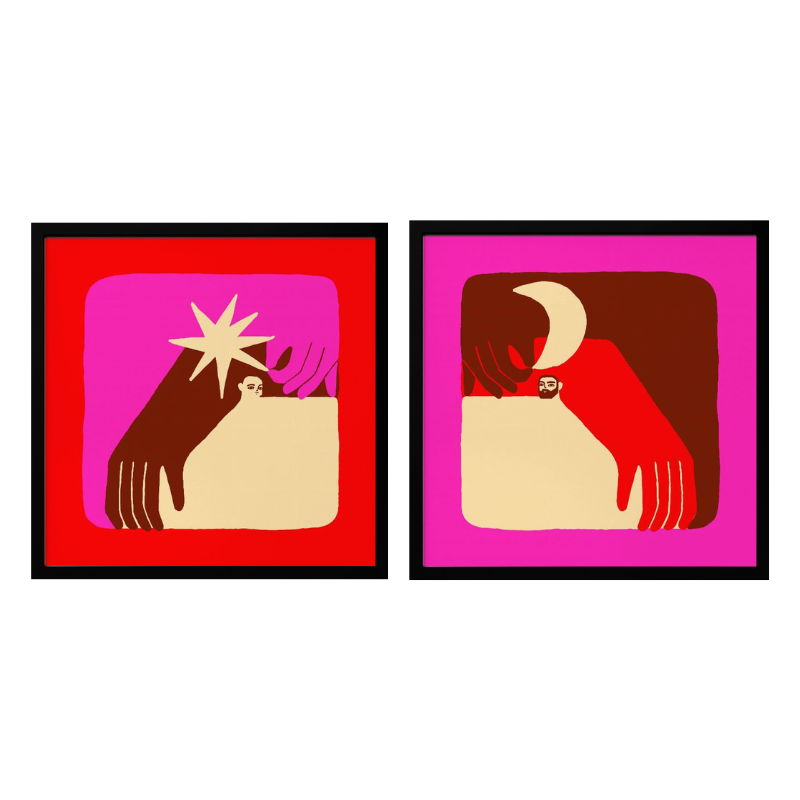 Set de cuadros "Day & Night Connection"