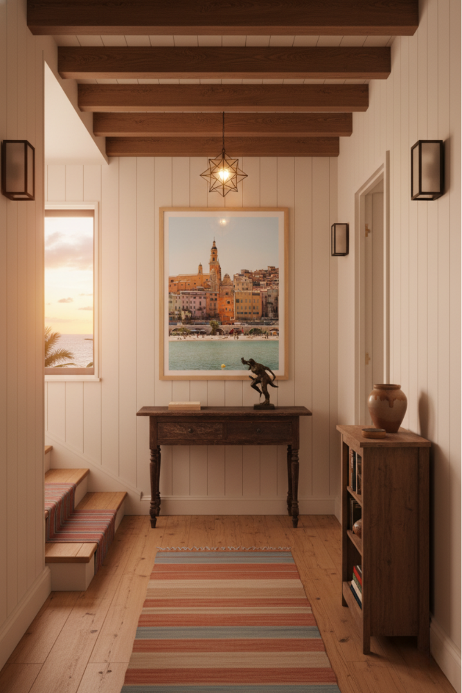 Cuadro "Skyline of Menton"