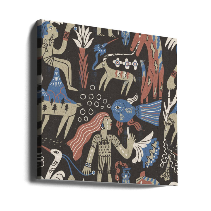 Cuadro "Mystical Folk Art Creatures"