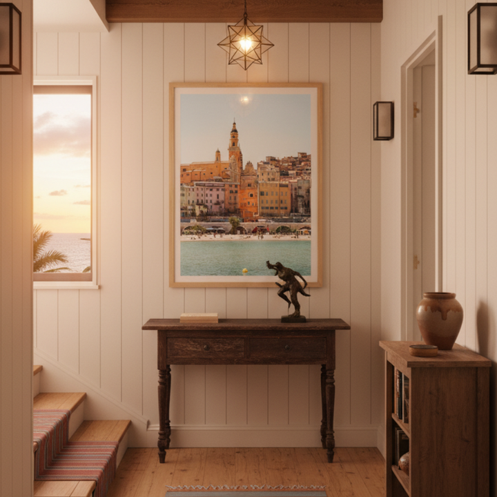 Cuadro "Skyline of Menton"