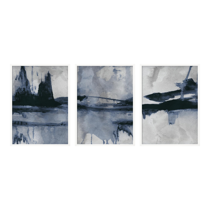 Set de cuadros "Blu"