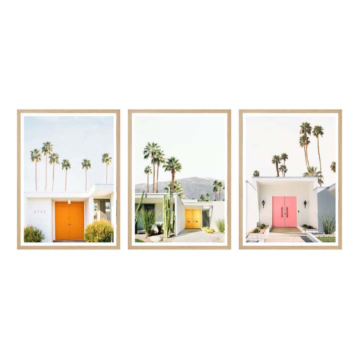 Set de cuadros "Set Palm Springs"