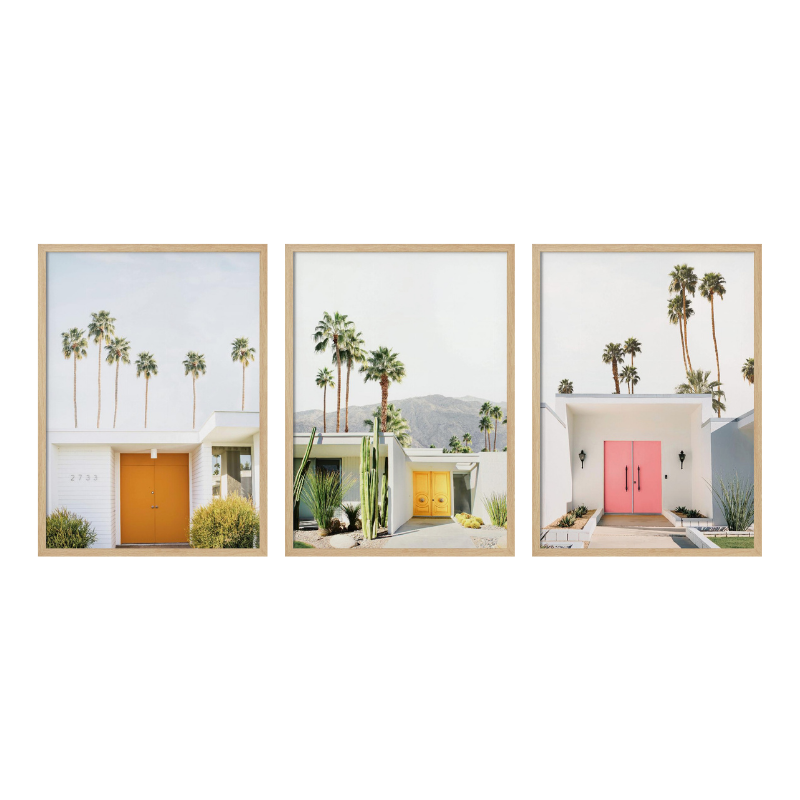 Set de cuadros "Set Palm Springs"