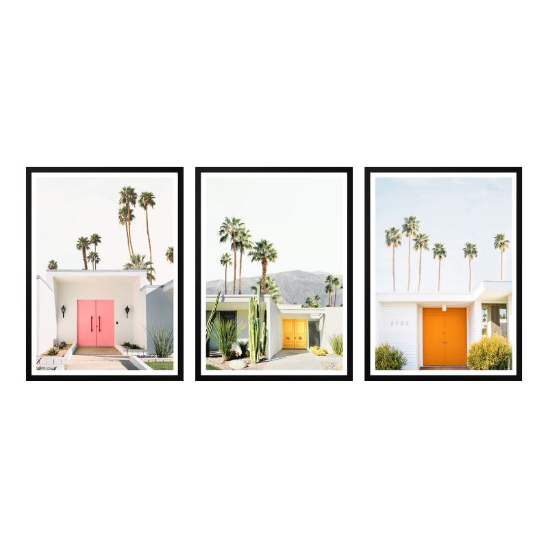 Set de cuadros "Set Palm Springs"