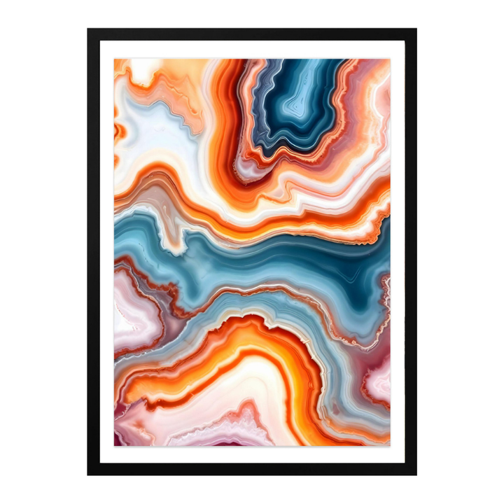 Serenity Agate Art Print