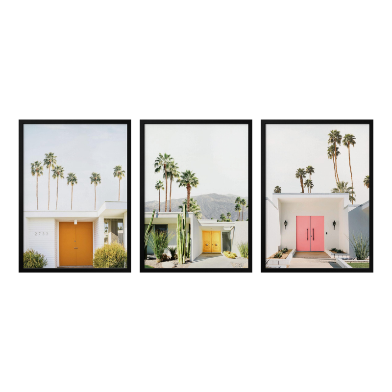 Set de cuadros "Set Palm Springs"