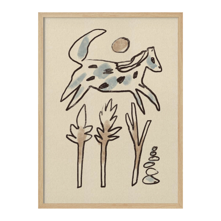 Cuadro "Leaping Desert Horse"