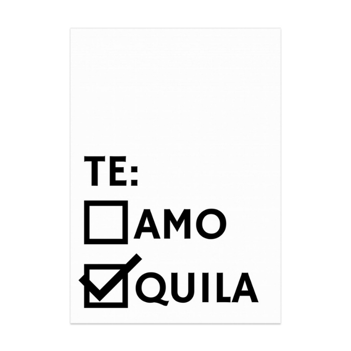 Te-quila Art Print