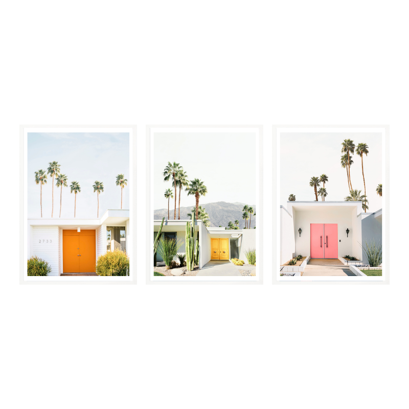 Set de cuadros "Set Palm Springs"