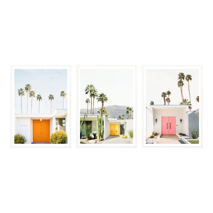 Set de cuadros "Set Palm Springs"