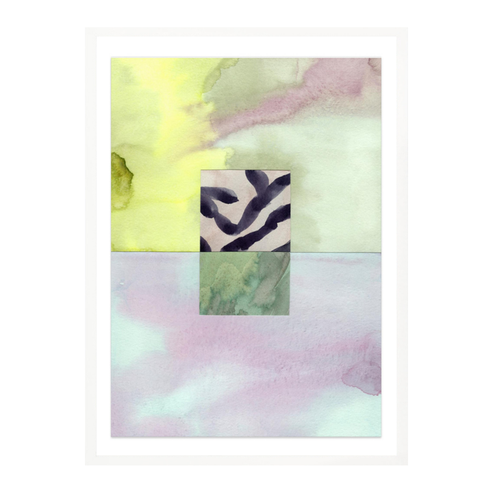 Watercolor abstract composition 8 Art Print