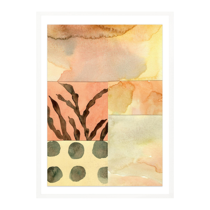 Watercolor abstract composition 9 Art Print