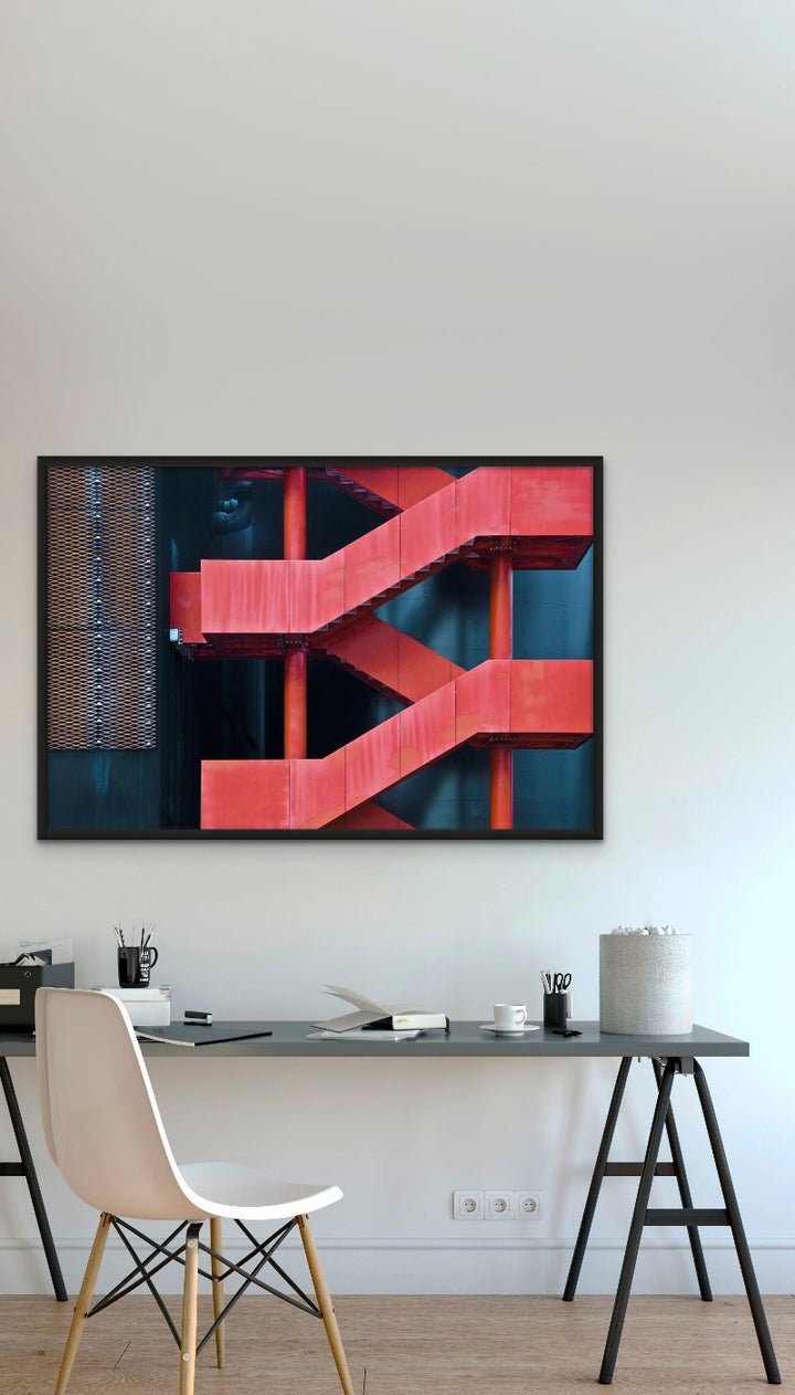 Red Route Art Print