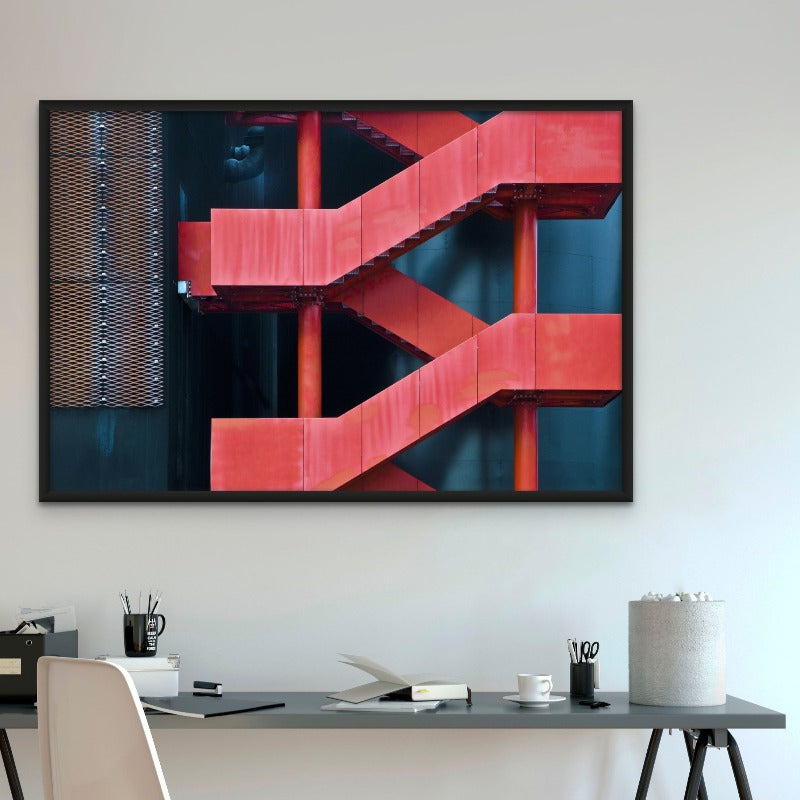 Red Route Art Print