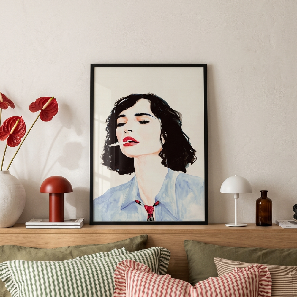 Cuadro "Chic Woman with Cigarette"