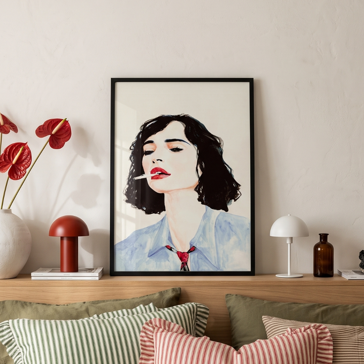 Cuadro "Chic Woman with Cigarette"