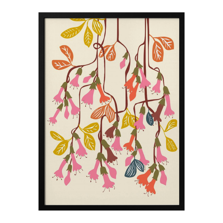 Cuadro "Fuchsia Flower affection light"