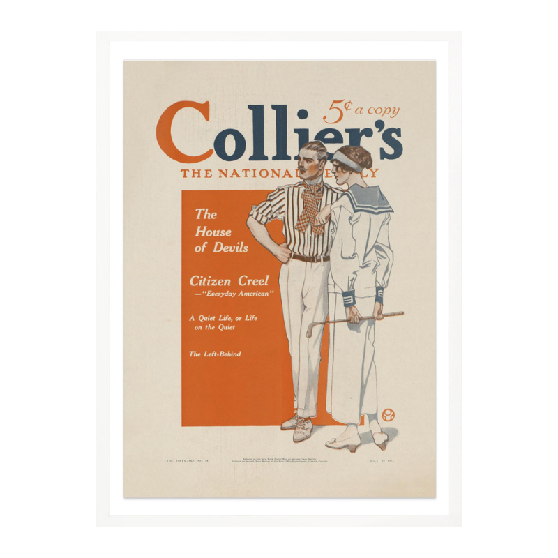 Collier´s The National. The House of Devils Art Print