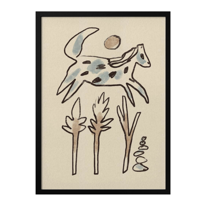 Cuadro "Leaping Desert Horse"