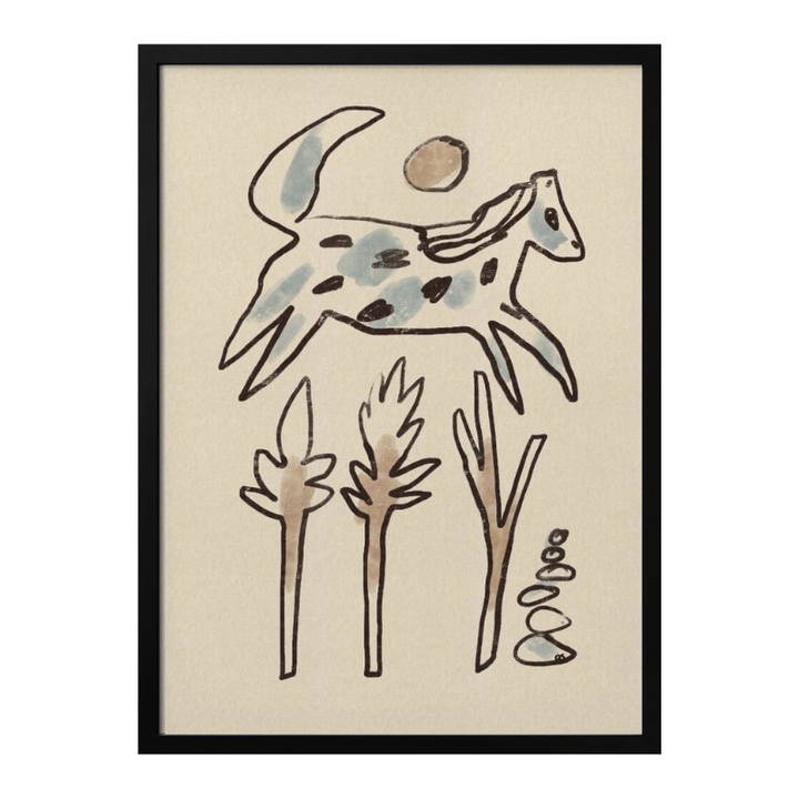 Cuadro "Leaping Desert Horse"