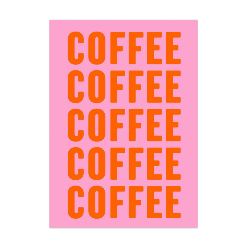 Coffee Obsession Art Print