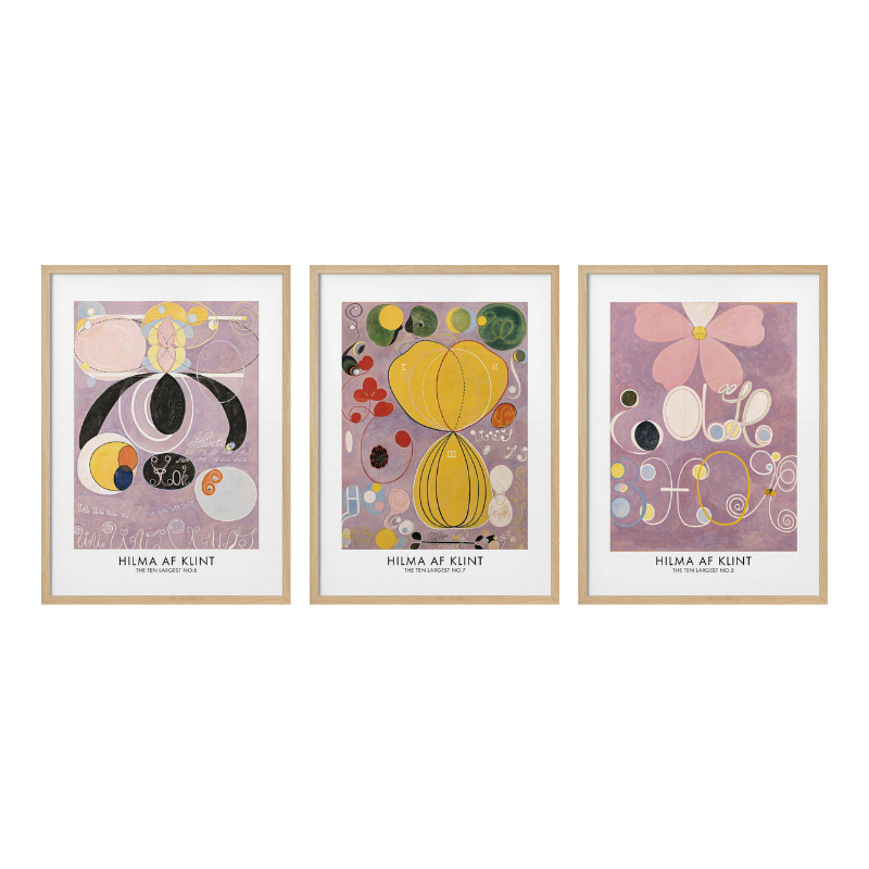 Set de cuadros "Spiritual Forms"