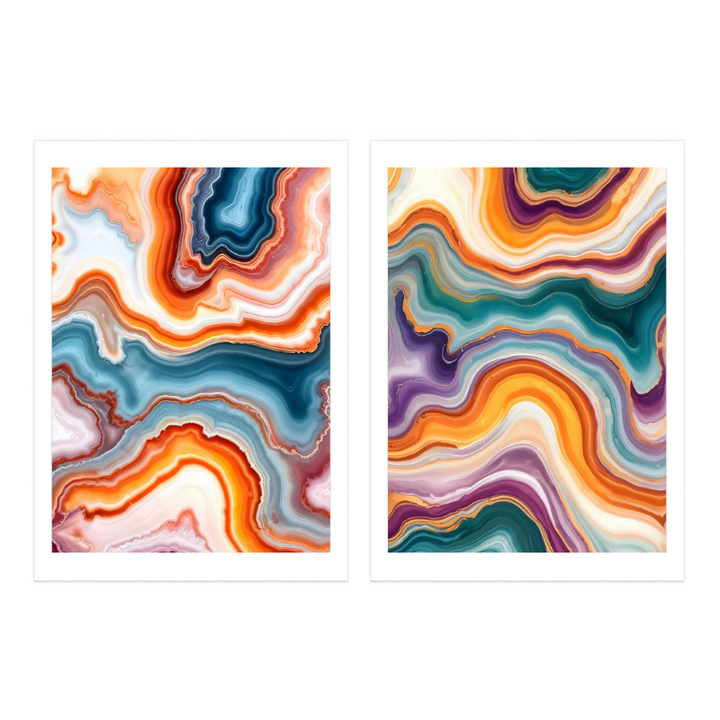 Set "Elegancia mineral" Art Prints