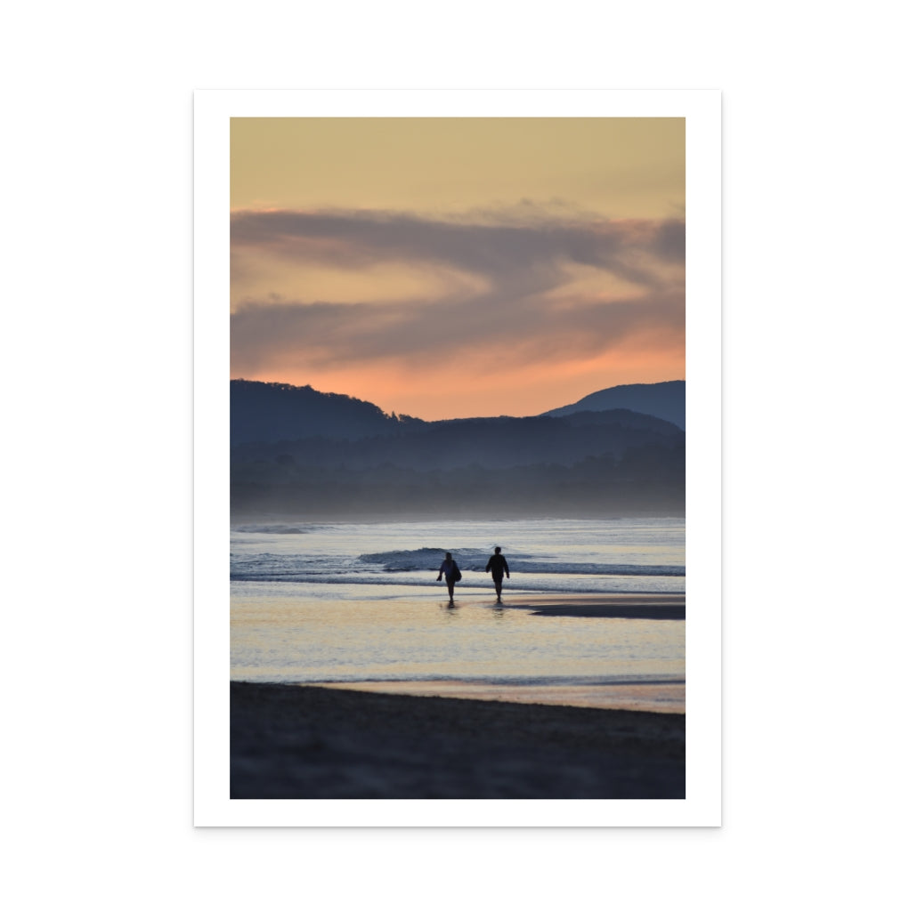 Sunset at Byron 2 Art Print