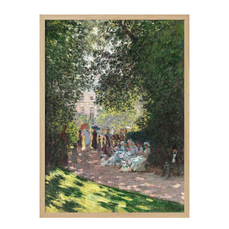 Cuadro "The Parc Monceau (1878)"