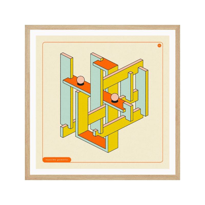 Cuadro "Impossible Geometrics 2"