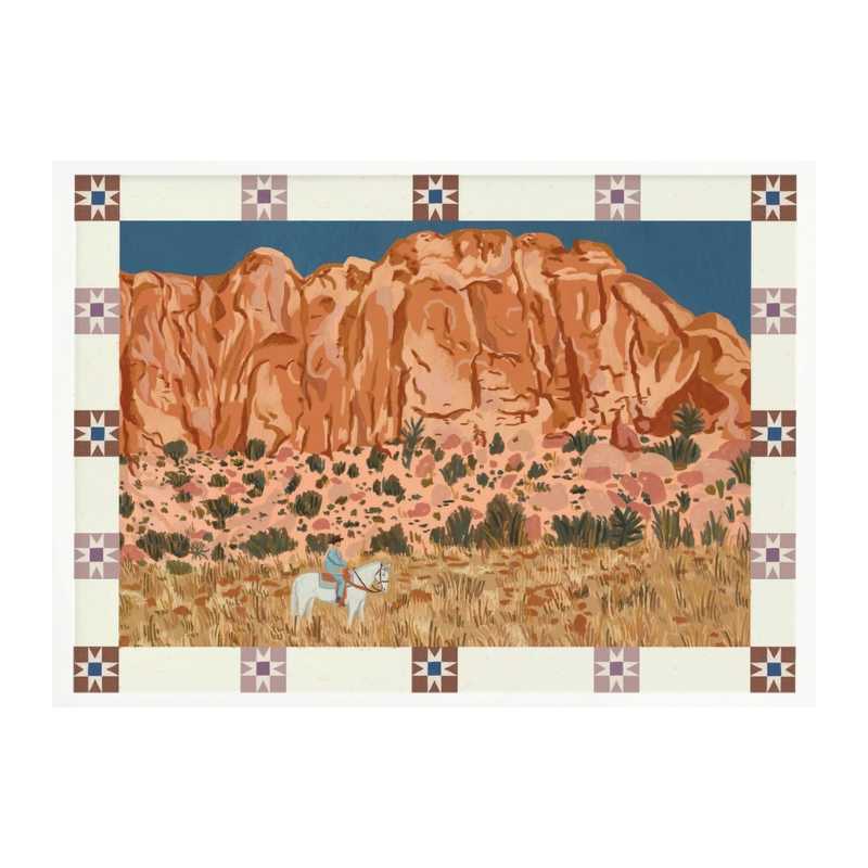 Cuadro "Desert Cowboy Mountains"