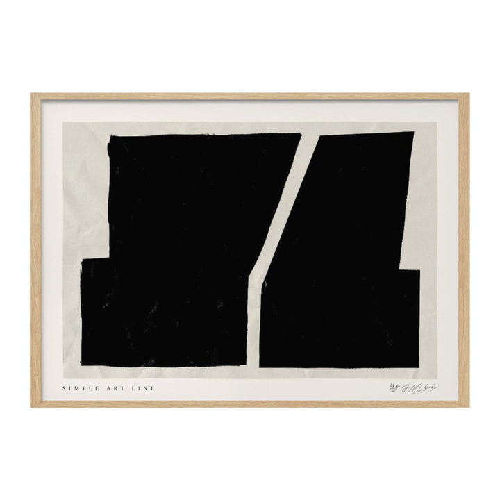 Cuadro "Simple art line no. 33"