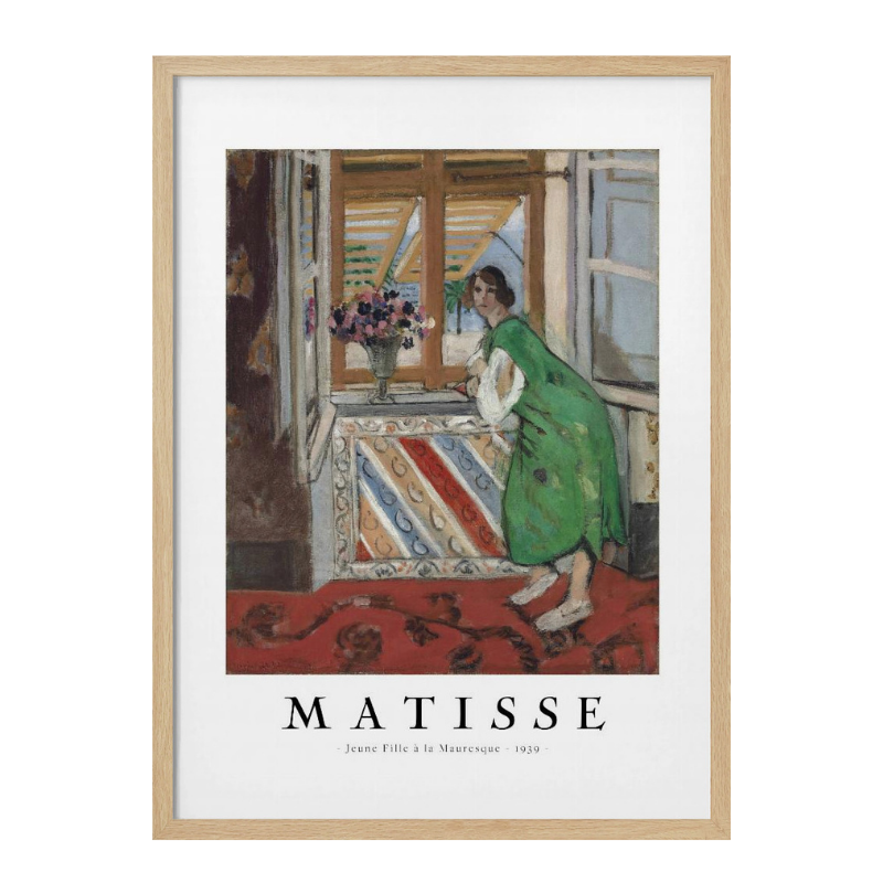 Cuadro "Jeune Fille a La Mauresque 1939"