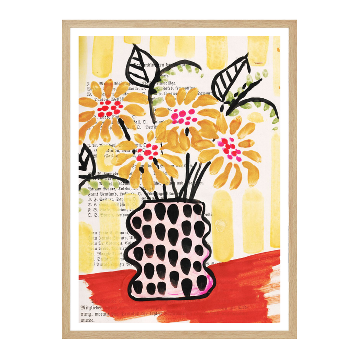 Cuadro "Sunflowers in a vase"