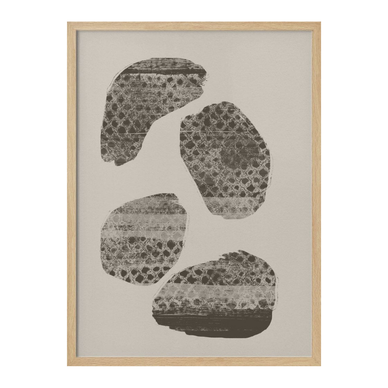 Cuadro "Textured Abstract Forms"