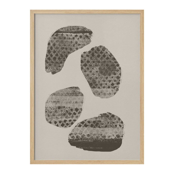 Cuadro "Textured Abstract Forms"