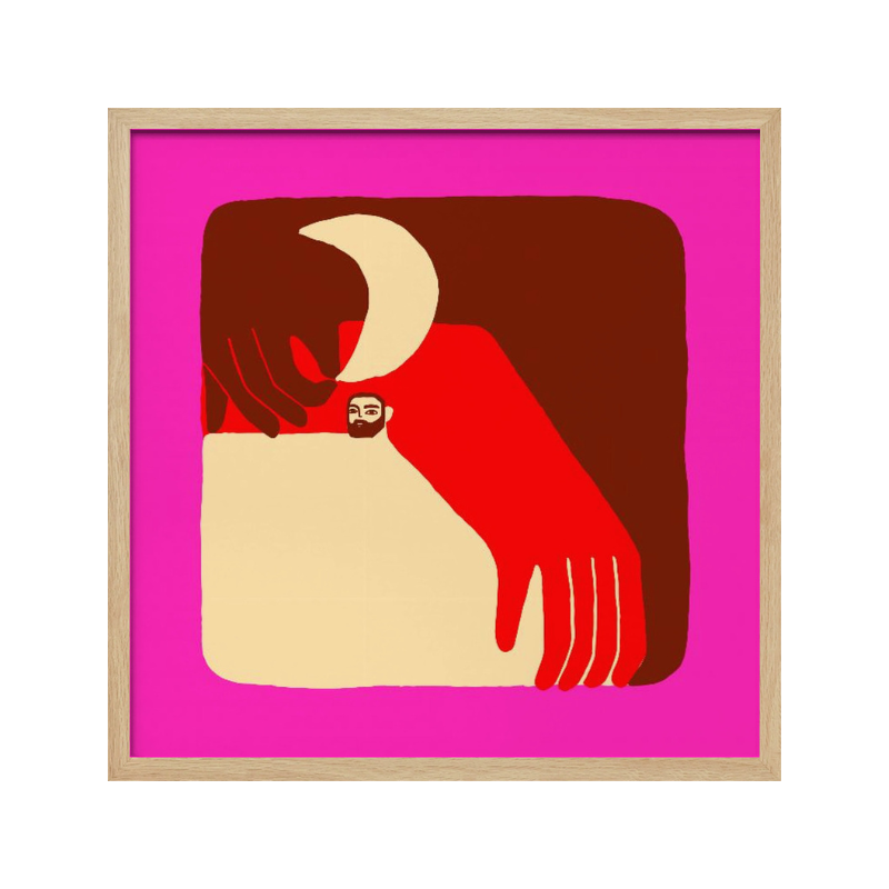 Cuadro "Human Forms with a Vivid Color Palette"