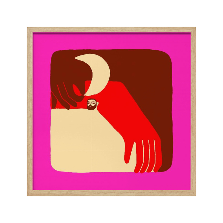 Cuadro "Human Forms with a Vivid Color Palette"