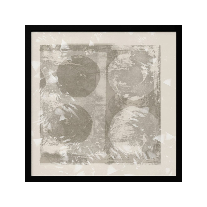 Cuadro "Distressed Neutral Circles"
