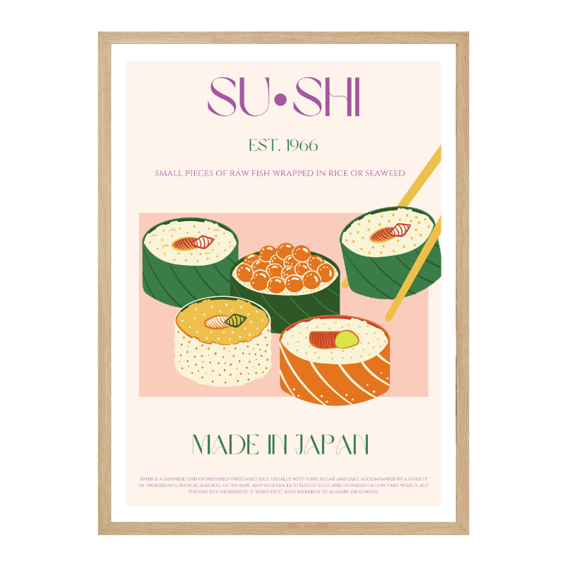 Cuadro "Sushi Delight"