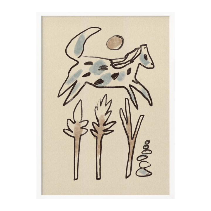 Cuadro "Leaping Desert Horse"