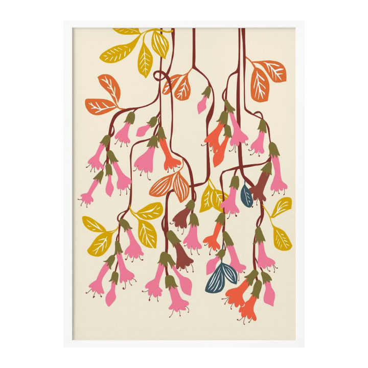 Cuadro "Fuchsia Flower affection light"