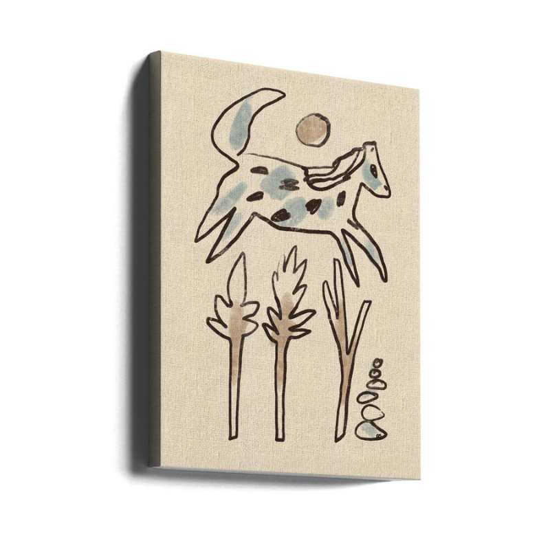 Cuadro "Leaping Desert Horse"